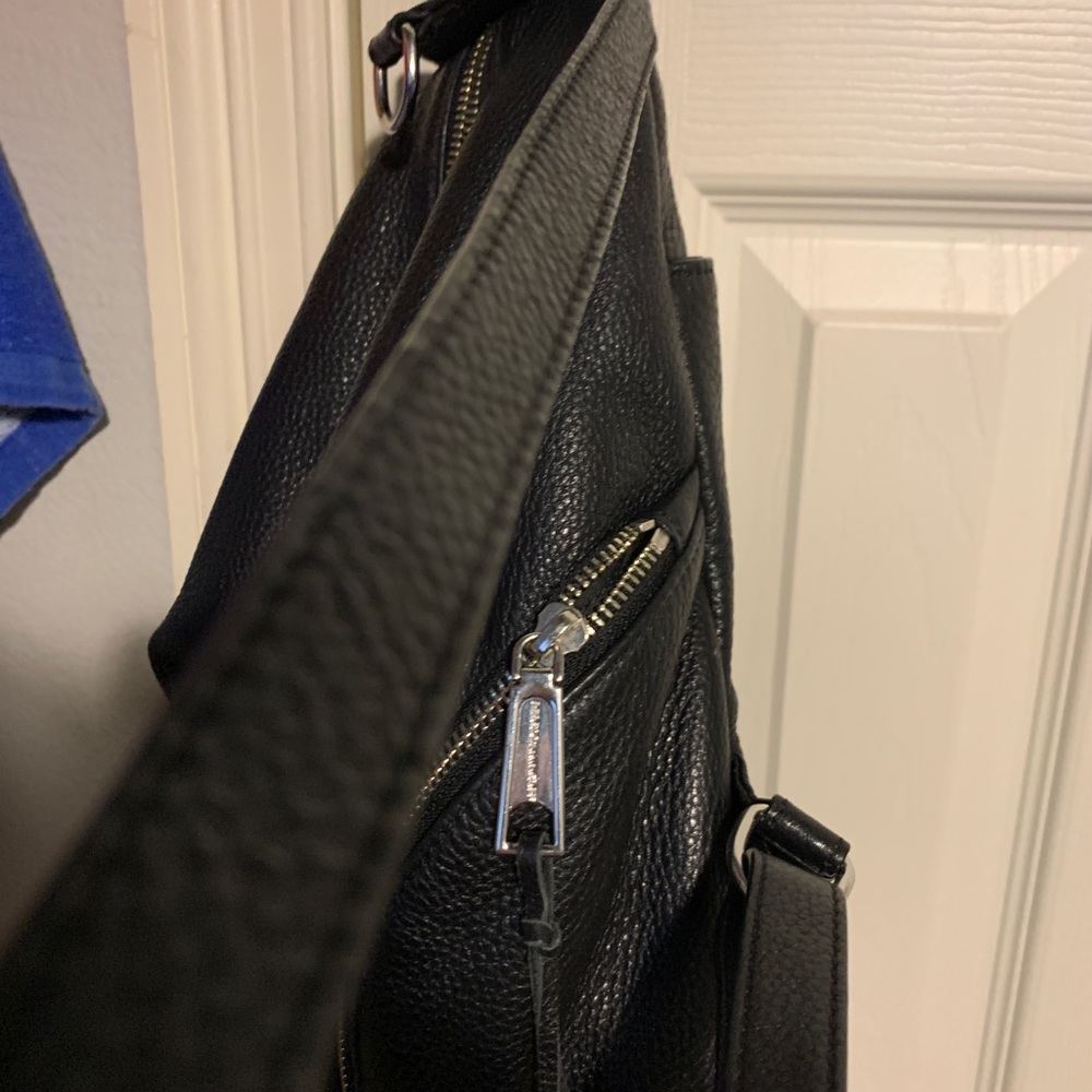 Rebecca Minkoff Black Leather Backpack - Picture 2 of 9